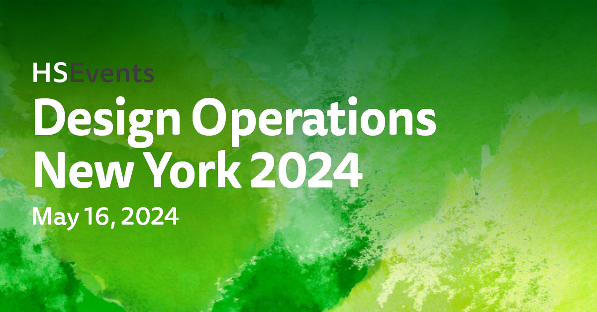 Design Operations New York 2024 Henry Stewart